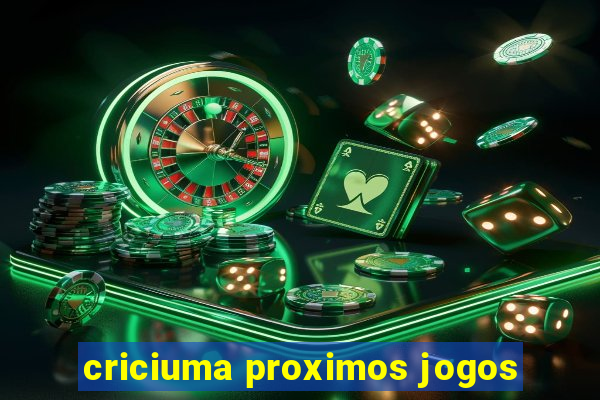 criciuma proximos jogos